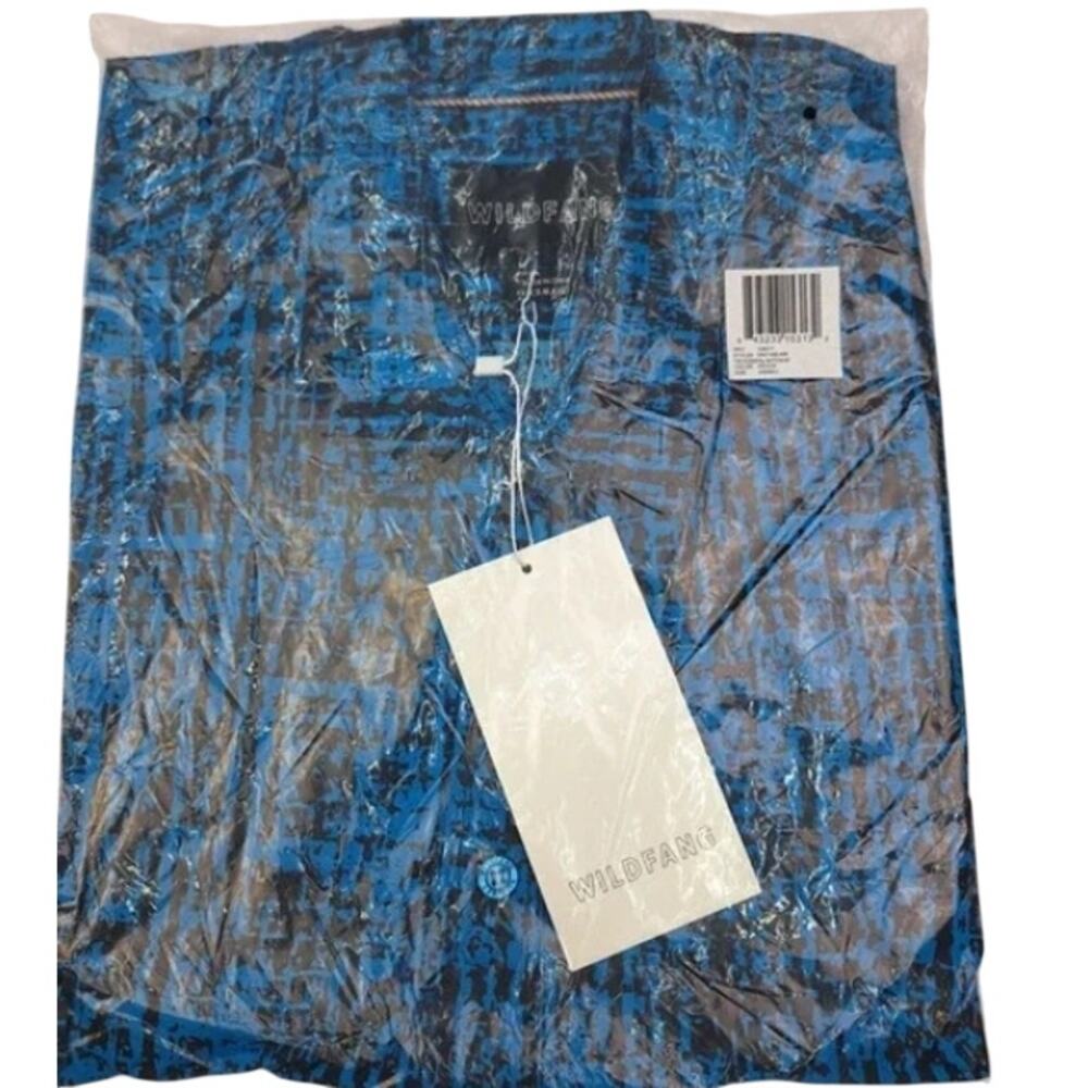 Wildfang The Essential Button Up, Blue Weave, Deadstock, Unisex Size XS, NWT - Picture 4 of 6